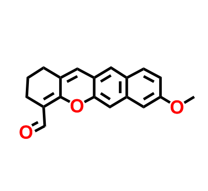 8-甲氧基-2,3-二氢-1H-苯并[b]黄原烯-4-甲醛,8-methoxy-2,3-dihydro-1H-benzo[b]xanthene-4-carbaldehyde