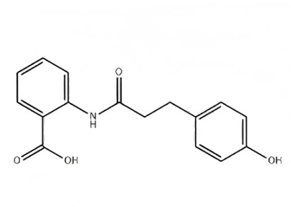 二氢燕麦生物碱,2-(3-(4-hydroxyphenyl)propanamido)benzoic acid