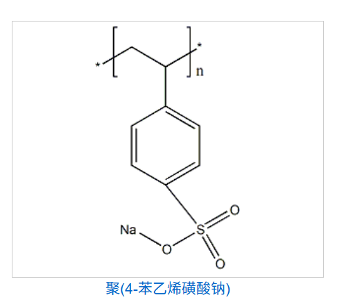 聚(4-苯乙烯磺酸钠),Poly(sodium 4-styrenesulfonate)