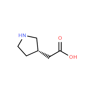 (S)-2-(吡咯烷-3-基)乙酸,(S)-2-(Pyrrolidin-3-yl)acetic acid