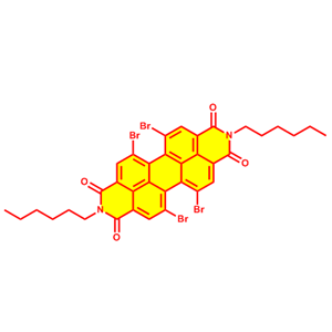 5,6,12,13-四溴-2,9-二己基蒽并[2,1,9-def:6,5,10-d'e'f']二异喹啉-1,3,8,10(2H,9H)-四酮