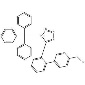 N-(三苯基甲基)-5-(4'-溴甲基联苯-2-基)四氮唑 124750-51-2 BBTT