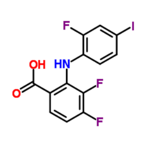 3,4-二氟-2-((2-氟-4-碘苯基)氨基)苯甲酸,3,4-Difluoro-2-((2-fluoro-4-iodophenyl)amino)benzoic acid