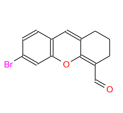 6-溴-2,3-二氢-1H-呫吨-4-甲醛,1H-Xanthene-4-carboxaldehyde, 6-bromo-2,3-dihydro-
