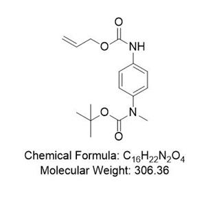叔丁基（4-（（烯丙氧基）羰基）氨基）苯基）（甲基）氨基甲酸酯,tert-butyl (4-(((allyloxy)carbonyl)amino)phenyl)(methyl)carbamate