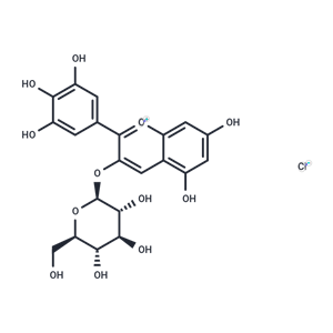 氯化飞燕草素葡萄糖苷,Delphinidin 3-glucoside chloride