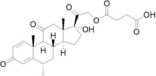 甲泼尼龙琥珀酸酯杂质2；11-脱氢甲泼尼龙琥珀酸酯,Methylprednisolone Hydrogen Succinate  Impurity 2;11- dehydromethylprednisolone succinate