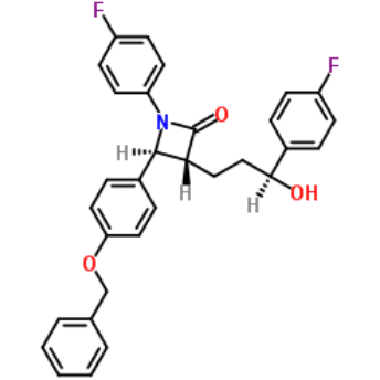 (3R,4S)-1-(4-氟苯基)-3-[(3S)-3-(4-氟苯基)-3-羟基丙基]-4-[4-(苯甲氧基)苯基]-2-氮杂环丁酮,(3R,4S)-4-(4-(Benzyloxy)Phenyl)-1-(4-Fluorophenyl)-3-((S)-3-(4-Fluorophenyl)-3-Hydroxypropyl)Azetidin-2-One