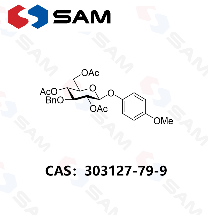 4-甲氧苯基 2,4,6-三-O-乙酰基-3-O-苄基-β-D-吡喃葡萄糖苷,4-Methoxyphenyl 2,4,6-Tri-O-acetyl-3-O-benzyl-β-D-glucopyranoside
