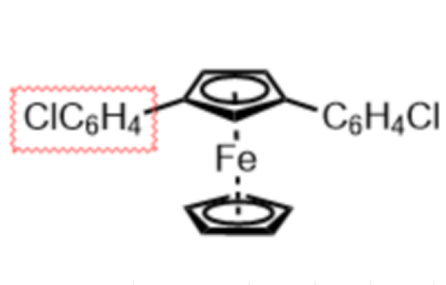 1,3-二(4-氯苯基)二茂铁,1,3-bis(4-chlorophenyl)ferrocene
