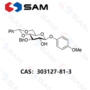 4-甲氧苯基 3-O-苄基-4,6-O-苯亚甲基-β-D-吡喃葡萄糖苷