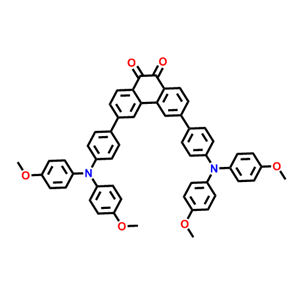 3,6-双(4-(双(4-甲氧基苯基)氨基)苯基)菲-9,10-二酮