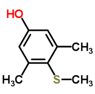 4-甲硫基-3,5-二甲基苯酚,3,5-Dimethyl-4-(methylsulfanyl)phenol