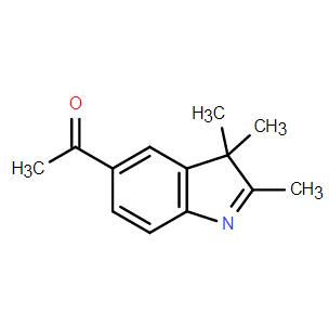 1-(2,3,3-三甲基-3H-吲哚-5-基)乙酮,1-(2,3,3-trimethyl-3H-indol-5-yl)ethan-1-one