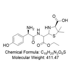 阿莫西林EP杂质X（杂质41）(阿莫西林青霉噻唑酸乙酯)