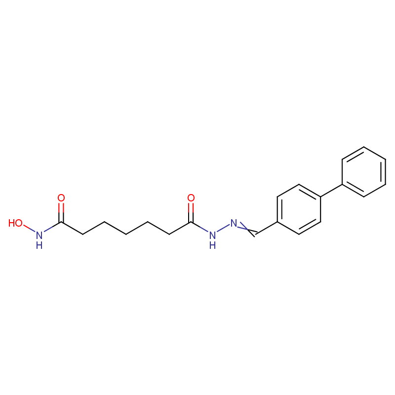 7-(2-([1,1'-联苯]-4-基亚甲基)肼基)-N-羟基-7-氧代庚酰胺,Crebinostat