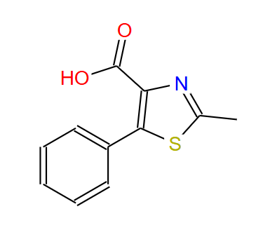 2-甲基-5-苯基-噻唑-4-羧酸,5-PHENYL-2-METHYL-4-THIAZOLE-CARBOXYLIC ACID