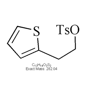 2-(噻吩-2-基)乙基对甲苯磺酸酯,2-(2-thienyl)ethyl toluene-p-sulphonate