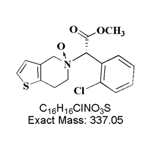 氯吡格雷氮氧化物,(S)-5-((S)-1-(2-chlorophenyl)-2methoxy-2-oxoethyl)-5-hydroxy-4,5,6,7-tetrahydrothieno[3,2-c]pyridin-5-ium