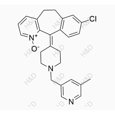 卢帕他定杂质22,8-chloro-11-(1-((5-methylpyridin-3-yl)methyl)piperidin-4-ylidene)-6,11-dihydro-5H-benzo[5,6]cyclohepta[1,2-b]pyridine 1-oxide