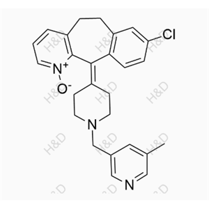 卢帕他定杂质22,8-chloro-11-(1-((5-methylpyridin-3-yl)methyl)piperidin-4-ylidene)-6,11-dihydro-5H-benzo[5,6]cyclohepta[1,2-b]pyridine 1-oxide