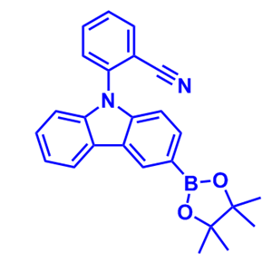 2-[3-(4,4,5,5-四甲基-1,3,2-二氧杂硼烷-2-基)-9H-咔唑-9-基]苯甲腈