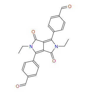 4,4'-（2,5-二乙基-3,6-二氧代-2,3,5,6-四氢吡咯并[3,4-c]吡咯-1,4-二基）二苯甲醛,4,4'-(2,5-diethyl-3,6-dioxo-2,3,5,6-tetrahydropyrrolo[3,4-c]pyrrole-1,4-diyl)dibenzaldehyde