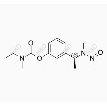 N-亚硝基去甲基卡巴拉汀,(S)-3-(1-(methyl(nitroso)amino)ethyl)phenyl ethyl(methyl)carbamate