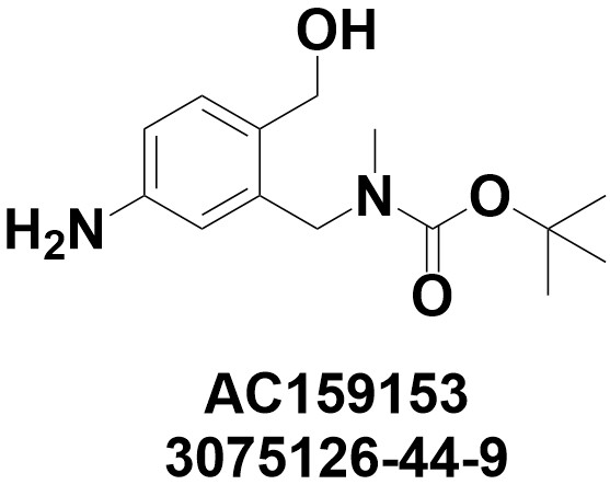 tert-butyl (5-amino-2-(hydroxymethyl)benzyl)(methyl)carbamate,tert-butyl (5-amino-2-(hydroxymethyl)benzyl)(methyl)carbamate