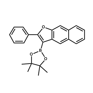 4,4,5,5-四甲基-2-(2-苯基萘并[2,3-b]呋喃-3-基)-1,3,2-二氧杂硼杂环戊烷,4,4,5,5-tetramethyl-2-(2-phenylnaphtho[2,3-b]furan-3-yl)-1,3,2-dioxaborolane