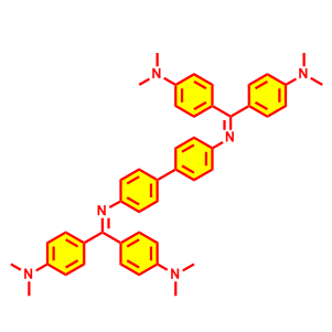 4,4',4'',4'''-(([1,1'-联苯]-4,4'-二基双(氮亚基))双(亚甲基亚基))四(N,N-二甲基苯胺),4,4',4'',4'''-(([1,1'-biphenyl]-4,4'-diylbis(azaneylylidene))bis(methanediylylidene))tetrakis(N,N-dimethylaniline)