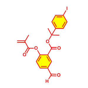 2-(4-碘苯基)丙-2-基5-甲酰基-2-(甲基丙烯酰氧基)苯甲酸酯