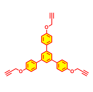 4,4''-双(丙-2-炔-1-基氧基)-5'-[4-(丙-2-炔-1-基氧基)苯基]-1,1':3',1''-三联苯,4,4''-bis(prop-2-yn-1-yloxy)-5'-(4-(prop-2-yn-1-yloxy)phenyl)-1,1':3',1''-terphenyl