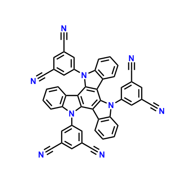 5,5',5''-(5H - 二吲哚并 [3,2-a:3',2'-c] 咔唑 - 5,10,15 - 三基) 三异邻苯二甲腈,5,5',5''-(5H-diindolo[3,2-a:3',2'-c]carbazole-5,10,15-triyl)triisophthalonitrile