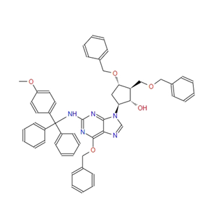 (2R,3S,5S)-3-苄氧基-5-[2-[[(4-甲氧基苯基)二苯基甲基]氨基]-6-苄氧基-9H-嘌呤-9-基]-2-苄氧基甲基环戊醇