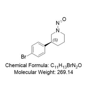 N-亚硝基-3-(4-溴苯基)哌啶,N-nitroso-3-(4-bromophenyl)piperidine