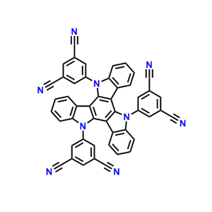 5,5',5''-(5H - 二吲哚并 [3,2-a:3',2'-c] 咔唑 - 5,10,15 - 三基) 三异邻苯二甲腈 2087934-25-4