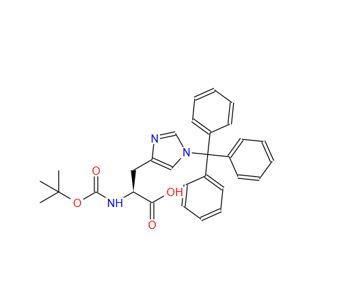 Boc-N’-三苯甲基-L-组氨酸,Boc-His(Trt)-OH