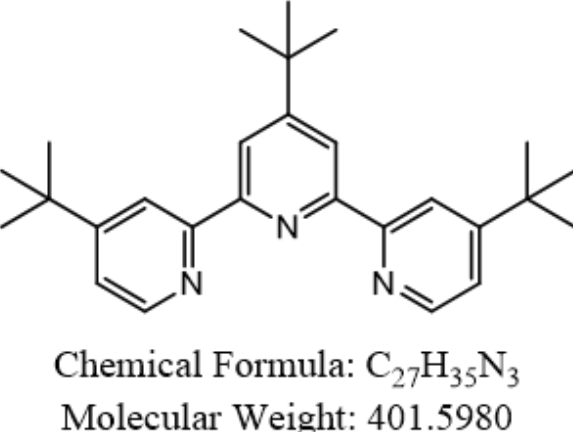 4,4′,4″-三叔丁基-2,2′:6′,2″-三联吡啶,4,4',4''-TRI-TERT-BUTYL-2,2':6',2''-TERPYRIDINE