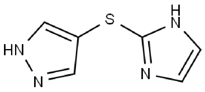 4-((1H-Imidazol-2-yl)thio)-1H-pyrazole