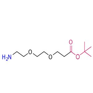 氨基二聚乙二醇丙酸叔丁酯,tert-butyl 3-(2-(2-aminoethoxy)ethoxy)propanoate