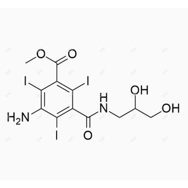 碘海醇杂质27,methyl 3-amino-5-((2,3-dihydroxypropyl)carbamoyl)-2,4,6-triiodobenzoate
