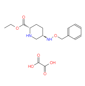 (2S,5R)-5-[(苯基甲氧基)氨基]-2-哌啶羧酸乙酯草酸盐,(2s,5r)-5-((phenylmethoxy)amino)-2-piperidinecarboxylic acid ethyl ester ethanedioate