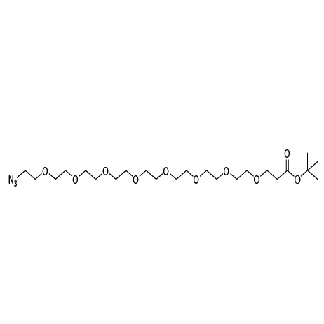 叠氮八聚乙二醇丙酸叔丁酯,tert-butyl 1-azido-3,6,9,12,15,18,21,24-octaoxaheptacosan-27-oate