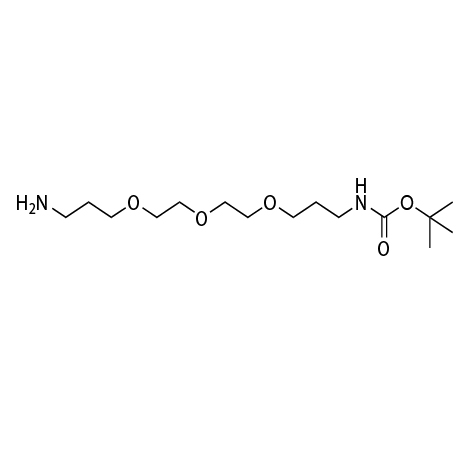 N-BOC-4,7,10-三氧杂-1,13-十三烷二胺,tert-butyl (3-(2-(2-(3-aminopropoxy)ethoxy)ethoxy)propyl)carbamate