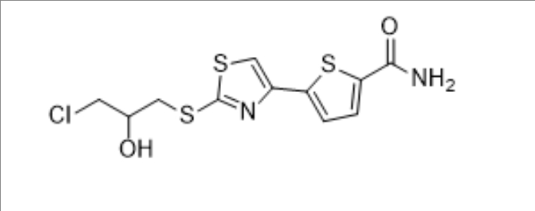 5-[2-[(3-氯-2-羟基丙基)硫基]-4-噻唑基]-2-噻吩羧酰胺；阿罗洛尔杂质3,5-[2-[(3-Chloro-2-hydroxypropyl)thio]-4-thiazolyl]-2-thiophenecarboxamide