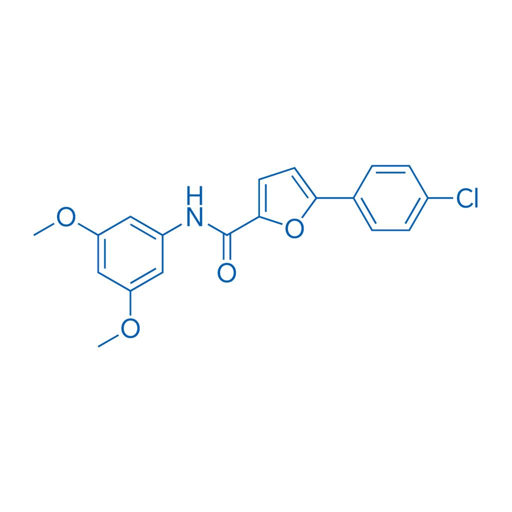 5-(4-氯苯基)-N-(3,5-二甲氧基苯基)呋喃-2-甲酰胺,5-(4-Chlorophenyl)-N-(3,5-dimethoxyphenyl)furan-2-carboxamide