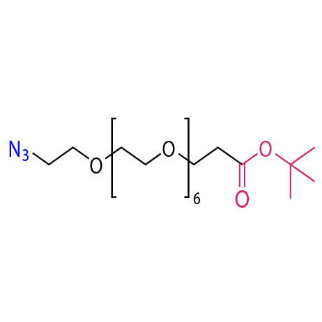 叠氮七聚乙二醇丙酸叔丁酯,tert-butyl 1-azido-3,6,9,12,15,18,21-heptaoxatetracosan-24-oate