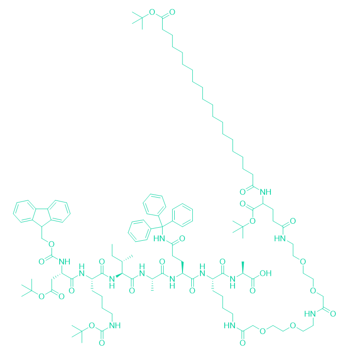 替尔泊肽中间体七肽,Tirzepatide Fragment 2