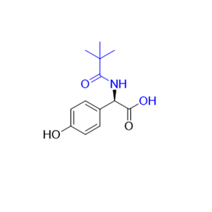 阿莫西林杂质08,"(2R)-2-[(2,2-dimethylpropanoyl)amino]-2-(4- hydroxyphenyl)acetic acid"